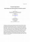 Research paper thumbnail of The public budget balance - fiscal indicators and cyclical sensitivity in the Nordic countries *