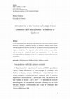 Research paper thumbnail of Introduzione a una ricerca sul campo in una comunità dell'Alta Albania: la Malësia e Gjakovës