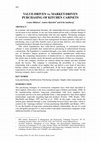 Research paper thumbnail of Value-driven vs. market-driven purchasing of kitchen cabinets in Challenging Lean Construction Thinking : What Do We Think and What Do We Know?