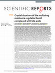 Research paper thumbnail of Crystal structure of the multidrug resistance regulator RamR complexed with bile acids