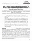 Research paper thumbnail of Survey of multidrug resistance integrative mobilizable elements SGI1 and PGI1 in Proteus mirabilis in humans and dogs in France, 2010-13