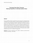 Research paper thumbnail of The Technology Failure Rubric Framework