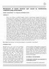 Research paper thumbnail of Management of tomato bacterial spot caused by Xanthomonas campestris using vermicompost