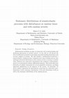 Research paper thumbnail of Stationary distributions of semistochastic processes with disturbances at random times and with random severity