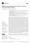 Research paper thumbnail of Methods for Constructing Complex Solutions of Nonlinear PDEs Using Simpler Solutions