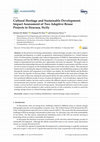 Research paper thumbnail of Cultural Heritage and Sustainable Development: Impact Assessment of Two Adaptive Reuse Projects in Siracusa, Sicily