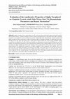 Research paper thumbnail of Evaluation of the Ameliorative Properties of Alpha Tocopherol on Cisplatin Treated Adult Male Wistar Rats “ Its Heamatologic Parameters and Repair Mechanism ”