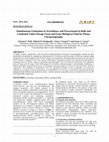 Research paper thumbnail of Simultaneous Estimation of Aceclofenac and Paracetamol in Bulk and Combined Tablet Dosage Form and From Biological Fluid by Planar Chromatography