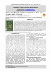 Research paper thumbnail of Effect of some Botanical Fungicide and Chemicals As Forest Seed Dressing on Quality of The Seeds تأثیر بعض مبیدات الفطریات النباتیة والمواد الکیمیائیة کعلاج لبذور الغابات على جودة البذور