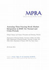 Research paper thumbnail of Assessing Time-Varying Stock Market Integration in EMU for Normal and Crisis Periods