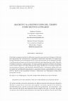 Research paper thumbnail of Macbeth y la destrucción del tiempo como motivo literario (Revista Chilena de Literatura 102, 2020, pp. 289-310)