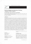 Research paper thumbnail of Factors in Adopting Green Information Technology [2021]