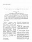 Research paper thumbnail of Effect of 2-mercaptoethanoic acid treatment of fluted pumpkin waste ( Telfairia occidentalis Hook. f.) on the sorption of Ni 2+ ions from aqueous solution