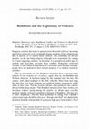 Research paper thumbnail of Buddhism and the Legitimacy of Violence