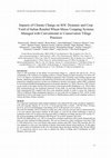 Research paper thumbnail of Impacts of Climate Change on SOC Dynamic and Crop Yield of Italian Rainfed Wheat-Maize Cropping Systems Managed with Conventional or Conservation Tillage Practices