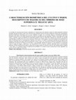 Research paper thumbnail of Plant biometric characterization and cob sensory quality of super sweet corn 'Delicia' (bt1)