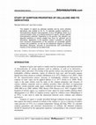 Research paper thumbnail of Study of Sorption Properties of Cellulose and Its Derivatives