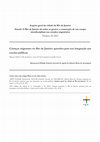 Research paper thumbnail of Crianças migrantes no Rio de Janeiro: questões para sua integração nas escolas públicas