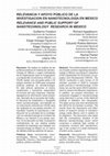 Research paper thumbnail of Relevance and public support of Nanotechnology research in Mexico