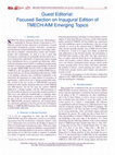 Research paper thumbnail of Guest Editorial: Focused Section on Inaugural Edition of TMECH/AIM Emerging Topics