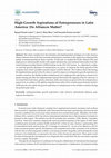 Research paper thumbnail of High-Growth Aspirations of Entrepreneurs in Latin America: Do Alliances Matter?