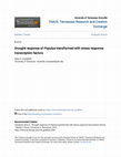 Research paper thumbnail of Drought response of Populus transformed with stress response transcription factors