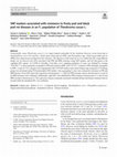 Research paper thumbnail of SNP markers associated with resistance to frosty pod and black pod rot diseases in an F1 population of Theobroma cacao L