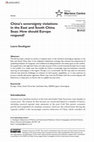 Research paper thumbnail of China’s sovereignty violations in the East and South China Seas: How should Europe respond?