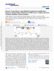 Research paper thumbnail of Reverse Transcription Loop-Mediated Isothermal Amplification Assay for Ultrasensitive Detection of SARS-CoV-2 in Saliva and Viral Transport Medium Clinical Samples