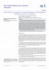 Research paper thumbnail of Sweet Mystery Case Report of a Rare Presentation of Myelodysplastic Syndrome as the Sweet ’ s Syndrome