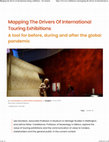 Research paper thumbnail of Mapping The Drivers Of International Touring Exhibitions A tool for before, during and after the global pandemic