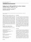 Research paper thumbnail of Findings from CT, MRI, and PET/CT of a primary malignant melanoma arising in a spinal nerve root