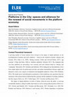 Research paper thumbnail of Special Issue Proposal_Platforms in the City: spaces and alliances for the renewal of social movements in the platform economy