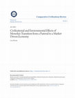 Research paper thumbnail of Civilizational and Environmental Effects of Monolia's Transition from a Pastoral to a Market-Driven Economy