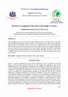 Research paper thumbnail of Recovery of coagulants from water works sludge: A review