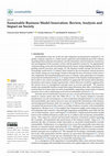 Research paper thumbnail of Sustainable Business Model Innovation: Review, Analysis and Impact on Society