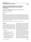 Research paper thumbnail of Low neutral and immunogenetic diversity in northern fringe populations of the green toad Bufotes viridis: implications for conservation