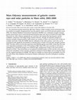 Research paper thumbnail of Mars Odyssey measurements of galactic cosmic rays and solar particles in Mars orbit, 2002–2008