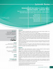 Research paper thumbnail of Máscaras de tecido na contenção de gotículas respiratórias - revisão sistemática