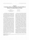 Research paper thumbnail of Examination of Delay of Gratification of Preschool Children in Relation to Parenting Attitudes and Gender