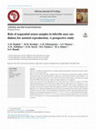 Research paper thumbnail of Role of sequential semen samples in infertile men candidates for assisted reproduction: A prospective study