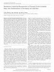 Research paper thumbnail of Underlying Reorganization of Fractured Tactile Cerebellar Maps Following Deafferentation In Developing and Adult Rats