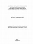 Research paper thumbnail of Burnout: Analisando a Síndrome No Ramo Das Indústrias Alimentícias Do Rio Grande Do Norte