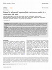 Research paper thumbnail of Biopsy for advanced hepatocellular carcinoma: results of a multicentre UK audit