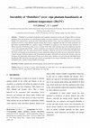 Research paper thumbnail of Storability of “DodoIkire” (over -ripe plantain-basedsnack) at ambient temperature (28±2ºC)