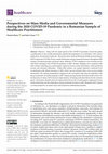 Research paper thumbnail of Perspectives on Mass Media and Governmental Measures during the 2020 COVID-19 Pandemic in a Romanian Sample of Healthcare Practitioners