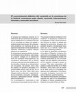 Research paper thumbnail of El conocimiento didáctico del contenido en la enseñanza de la Historia. Conexiones entre diseño curricular, intervenciones docentes y manuales escolares