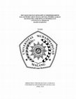 Research paper thumbnail of Metakognisi Dan Kemampuan Berpikir Kritisdalam Pemecahan Masalah Pada Pembelajaran Matematika SMP Dengan Pendekatancontextual-Problembased Learning