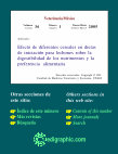 Research paper thumbnail of Efecto de diferentes cereales en dietas de iniciación para lechones sobre la digestibilidad de los nutrimentos y la preferencia alimentaria