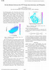 Research paper thumbnail of On the Relation between the NTT Kanji data dictionary and Wikipedia